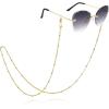 imageTONY ampamp SANDY Eyeglass Chains for Women Mask Holder lanyard Necklace Stylish Sunglass Reading Eyeglass Chains Glasses StrapSatellite Bead Gold