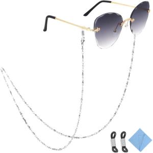 imageTONY ampamp SANDY Eyeglass Chains for Women Mask Holder lanyard Necklace Stylish Sunglass Reading Eyeglass Chains Glasses StrapGlitter Chain