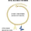 imageInitial Ankle Bracelets for Women  Anklet for Women  Unique Summer Beach Jewelry Waterproof Non Tarnish Foot Chain Anklet Bracelets Small Gifts for Women Birthday Mothers Day Mom Daughter Wife Her