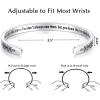 imageTONY ampamp SANDY Cuff Bracelets for Women Teen Girls Best Friend Sister Mom Daughter Granddaughter Cousin Personalized Birthday Mothers Day Christmas Easter Gifts for Teens Girls Women Jewelry1  Sister Gifts  Sisters are like stars but you know theyre always there