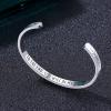 imageTONY ampamp SANDY Cuff Bracelets for Women Teen Girls Best Friend Sister Mom Daughter Granddaughter Cousin Personalized Birthday Mothers Day Christmas Easter Gifts for Teens Girls Women Jewelry0  Friend Gifts  to the end  you will be my friend