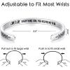 imageTONY ampamp SANDY Cuff Bracelets for Women Teen Girls Best Friend Sister Mom Daughter Granddaughter Cousin Personalized Birthday Mothers Day Christmas Easter Gifts for Teens Girls Women Jewelry1  Mom Gifts  Mom  everything I am you helped me to be