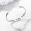 imageTONY ampamp SANDY Cuff Bracelets for Women Teen Girls Best Friend Sister Mom Daughter Granddaughter Cousin Personalized Birthday Mothers Day Christmas Easter Gifts for Teens Girls Women Jewelry1  Love you to the moon and back