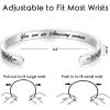 imageTONY ampamp SANDY Cuff Bracelets for Women Teen Girls Best Friend Sister Mom Daughter Granddaughter Cousin Personalized Birthday Mothers Day Christmas Easter Gifts for Teens Girls Women Jewelry1  You are an amazing woman