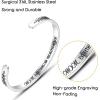 imageTONY ampamp SANDY Cuff Bracelets for Women Teen Girls Best Friend Sister Mom Daughter Granddaughter Cousin Personalized Birthday Mothers Day Christmas Easter Gifts for Teens Girls Women Jewelry1  Mom Gifts  Mom  everything I am you helped me to be