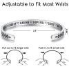 imageTONY ampamp SANDY Cuff Bracelets for Women Teen Girls Best Friend Sister Mom Daughter Granddaughter Cousin Personalized Birthday Mothers Day Christmas Easter Gifts for Teens Girls Women JewelryGraduation Gifts  I am Strong  Brave  Caring  Hopeful  Good  Me  Beautiful