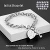 imageTONY ampamp SANDY Initial Charm Bracelets for Girls Women Stainless Steel AZ Bracelet Personalized Gifts Birthday Graduation Easter Stocking Stuffers for Teens Girls Jewelry Various DesignU  New