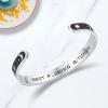 imageTONY ampamp SANDY Inspirational Bracelets for Women Teen Girls Personalized Gifts for Daughter Granddaughter Mom Sister Friends Stainless Steel Engraved Cuff Birthday Easter ChristmasA  Friends Gifts  Sun Moon  Best fcking Bitches