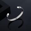 imageTONY ampamp SANDY Inspirational Bracelets for Women Teen Girls Personalized Gifts for Daughter Granddaughter Mom Sister Friends Stainless Steel Engraved Cuff Birthday Easter ChristmasA  Always remember youre braver than you believe stronger than  loved more than you know