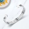 imageTONY ampamp SANDY Inspirational Bracelets for Women Teen Girls Personalized Gifts for Daughter Granddaughter Mom Sister Friends Stainless Steel Engraved Cuff Birthday Easter ChristmasMemorial Gifts  Whisper I love you to a butterfly and it will fly to heaven to deliver your message
