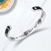 imageTONY ampamp SANDY Inspirational Bracelets for Women Teen Girls Personalized Gifts for Daughter Granddaughter Mom Sister Friends Stainless Steel Engraved Cuff Birthday Easter ChristmasA  Sun  Moon  Life is tough but so are you