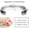 imageTONY ampamp SANDY Inspirational Bracelets for Women Teen Girls Personalized Gifts for Daughter Granddaughter Mom Sister Friends Stainless Steel Engraved Cuff Birthday Easter ChristmasA  Cousin Gifts  Sun  Moon  Cousins by blood sisters by heart friends by choice