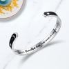 imageTONY ampamp SANDY Inspirational Bracelets for Women Teen Girls Personalized Gifts for Daughter Granddaughter Mom Sister Friends Stainless Steel Engraved Cuff Birthday Easter ChristmasA  Sun  Moon  Keep shining beautiful one the world needs your light