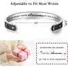 imageTONY ampamp SANDY Inspirational Bracelets for Women Teen Girls Personalized Gifts for Daughter Granddaughter Mom Sister Friends Stainless Steel Engraved Cuff Birthday Easter ChristmasA  Sun  Moon  Sometimes you forget you re awesome so this is your reminder