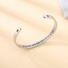 imageTONY ampamp SANDY Inspirational Bracelets for Women Teen Girls Personalized Gifts for Daughter Granddaughter Mom Sister Friends Stainless Steel Engraved Cuff Birthday Easter ChristmasA  Friend Gifts  Friends are the sunshine of life
