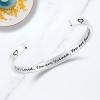imageTONY ampamp SANDY Inspirational Bracelets for Women Teen Girls Personalized Gifts for Daughter Granddaughter Mom Sister Friends Stainless Steel Engraved Cuff Birthday Easter Christmas0  You are loved you are valued you are beautiful