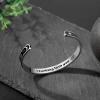 imageTONY ampamp SANDY Inspirational Bracelets for Women Teen Girls Personalized Gifts for Daughter Granddaughter Mom Sister Friends Stainless Steel Engraved Cuff Birthday Easter ChristmasA  Girlfriend Wife Gifts  Sun  Moon  I f love you