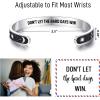 imageTONY ampamp SANDY Inspirational Bracelets for Women Teen Girls Personalized Gifts for Daughter Granddaughter Mom Sister Friends Stainless Steel Engraved Cuff Birthday Easter ChristmasA  Sun  Moon  Dont let the hard days win