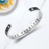 imageTONY ampamp SANDY Inspirational Bracelets for Women Teen Girls Personalized Gifts for Daughter Granddaughter Mom Sister Friends Stainless Steel Engraved Cuff Birthday Easter ChristmasA  Sun  Moon  Be fearless in the pursuit of what sets your soul on fire