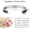 imageTONY ampamp SANDY Inspirational Bracelets for Women Teen Girls Personalized Gifts for Daughter Granddaughter Mom Sister Friends Stainless Steel Engraved Cuff Birthday Easter ChristmasA  Sun  Moon  Beautiful girl you can do hard things