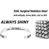 imageTONY ampamp SANDY Inspirational Bracelets for Women Teen Girls Personalized Gifts for Daughter Granddaughter Mom Sister Friends Stainless Steel Engraved Cuff Birthday Easter ChristmasInto the unknown
