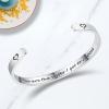 imageTONY ampamp SANDY Inspirational Bracelets for Women Teen Girls Personalized Gifts for Daughter Granddaughter Mom Sister Friends Stainless Steel Engraved Cuff Birthday Easter ChristmasA  Sister Gifts  You are the sister I got to choose
