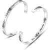 imageTONY ampamp SANDY Cuff Bracelets for Women Teen Girls Best Friend Sister Mom Daughter Granddaughter Cousin Personalized Birthday Mothers Day Christmas Easter Gifts for Teens Girls Women Jewelry1  You are an amazing woman