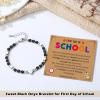 imageTONY ampamp SANDY 2025 Graduation Gifts for Her Graduation Bracelets for Women Girls Middle High School College Graduates With Grad Cap Box and Meaningful CardsBack to School  Black Onyx