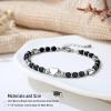 imageTONY ampamp SANDY 2025 Graduation Gifts for Her Graduation Bracelets for Women Girls Middle High School College Graduates With Grad Cap Box and Meaningful CardsBlack Onyx