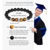 imageTONY ampamp SANDY 2025 Graduation Gifts for Him Tiger Eye Bead Bracelet Men Cool College Middle High School 5th 8th Grade Graduation Gifts for Boys Son Grandson NephewA  Beaded Bracelet  10mm