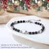 imageTONY ampamp SANDY Bestie Gifts for Women Best Friend Birthday Gifts Friendship Gifts for Women Dainty Bracelets for Women Best Friend Bestie Soul Sister BFFBlack Onyx