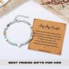 imageTONY ampamp SANDY Bestie Gifts for Women Best Friend Birthday Gifts Friendship Gifts for Women Dainty Bracelets for Women Best Friend Bestie Soul Sister BFFAmazonite
