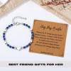 imageTONY ampamp SANDY Bestie Gifts for Women Best Friend Birthday Gifts Friendship Gifts for Women Dainty Bracelets for Women Best Friend Bestie Soul Sister BFFLapis Lazuli