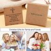 imageTONY ampamp SANDY Christian Gifts for Women Religious Cross Bracelet Jewelry Easter Basket Stuffers for Teens Kids Adults Faith Confirmation Baptism Christmas Birthday Gifts for WomenPray on it