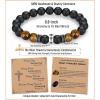imageTONY ampamp SANDY Cross Bracelet Men Boys Christian Gifts for Teen Boys Son Grandson Nephew on Graduation Fathers Day Easter Birthday ChristmasChristian Men  8 Inches 