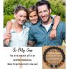 imageTONY ampamp SANDY Cross Bracelet Men Boys Christian Gifts for Teen Boys Son Grandson Nephew on Graduation Fathers Day Easter Birthday ChristmasSon  75 Inches 