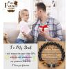 imageTONY ampamp SANDY Cross Bracelet Men Boys Christian Gifts for Teen Boys Son Grandson Nephew on Graduation Fathers Day Easter Birthday ChristmasTo Dad  8 Inches 