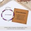 imageTONY ampamp SANDY Dainty Gemstone Bracelets for Teen Girls  Sweet Gifts for Kids Daughter Granddaughter Niece Sister on Birthday Graduation Valentines Christmas Easter Stocking StuffersImperial Jasper