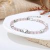 imageTONY ampamp SANDY Dainty Gemstone Bracelets for Teen Girls  Sweet Gifts for Kids Daughter Granddaughter Niece Sister on Birthday Graduation Valentines Christmas Easter Stocking StuffersRose Quartz