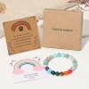 imageTONY ampamp SANDY Dog Memorial Gifts Pet Sympathy Rainbow Bridge Pet Memorial Bracelet for Men Women Girls Who Loss of Beloved Dog CatAmazonite
