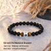 imageTONY ampamp SANDY Dog Memorial Gifts Pet Sympathy Rainbow Bridge Pet Memorial Bracelet for Men Women Girls Who Loss of Beloved Dog CatBlack Onyx  Tiger Eye