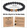 imageTONY ampamp SANDY First Time Dad Gifts New Father to be New Dad Gifts for Men Daddy to be Bracelet Birthday Christmas Stocking Stuffers for DaddyDad to be