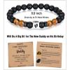 imageTONY ampamp SANDY First Time Dad Gifts New Father to be New Dad Gifts for Men Daddy to be Bracelet Birthday Christmas Stocking Stuffers for DaddyFirst Birthday As My Daddy