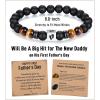 imageTONY ampamp SANDY First Time Dad Gifts New Father to be New Dad Gifts for Men Daddy to be Bracelet Birthday Christmas Stocking Stuffers for DaddyFirst Fathers Day  B
