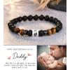 imageTONY ampamp SANDY First Time Dad Gifts New Father to be New Dad Gifts for Men Daddy to be Bracelet Birthday Christmas Stocking Stuffers for DaddyFirst Birthday As My Daddy