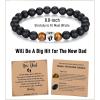 imageTONY ampamp SANDY First Time Dad Gifts New Father to be New Dad Gifts for Men Daddy to be Bracelet Birthday Christmas Stocking Stuffers for DaddyNew Dad  A