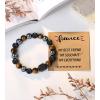 imageTONY ampamp SANDY Natural Stone Bracelets for Men Boys Son Grandson Nephew Boyfriend Dad Step Dad  Birthday Christmas Easter Gifts for Teens Boys Him Men AdultsTo My Fiance