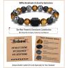 imageTONY ampamp SANDY Natural Stone Bracelets for Men Boys Son Grandson Nephew Boyfriend Dad Step Dad  Birthday Christmas Easter Gifts for Teens Boys Him Men AdultsTo My Husband