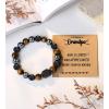 imageTONY ampamp SANDY Natural Stone Bracelets for Men Boys Son Grandson Nephew Boyfriend Dad Step Dad  Birthday Christmas Easter Gifts for Teens Boys Him Men AdultsTo My Grandpa