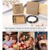 imageTONY ampamp SANDY Natural Stone Bracelets for Men Boys Son Grandson Nephew Boyfriend Dad Step Dad  Birthday Christmas Easter Gifts for Teens Boys Him Men AdultsTo My Brother